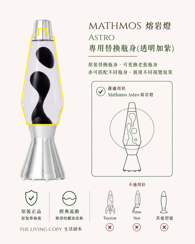 Mathmos Astra 熔岩燈瓶