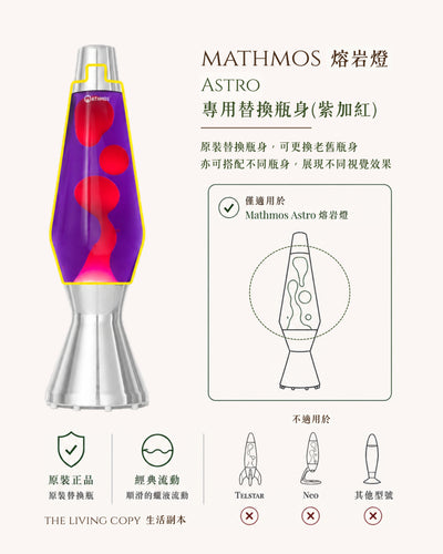 Mathmos Astra 熔岩燈瓶